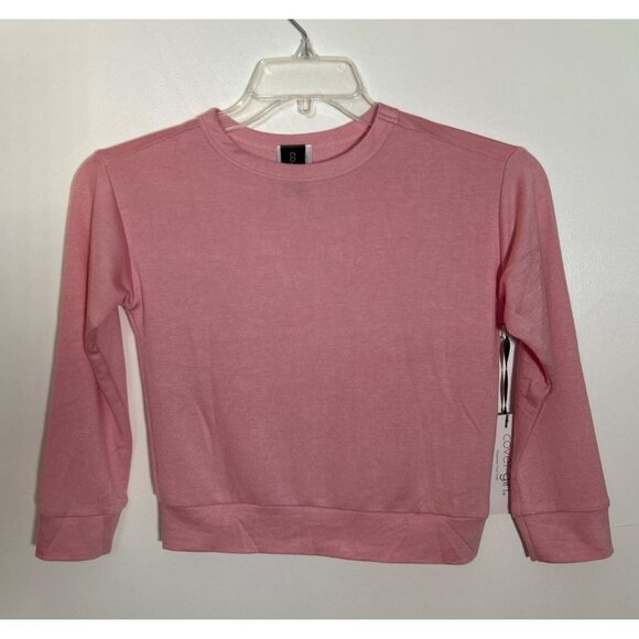Cover Girl Pink Kids Long Sleeve Top Size 7-8 - Picture 1 of 4